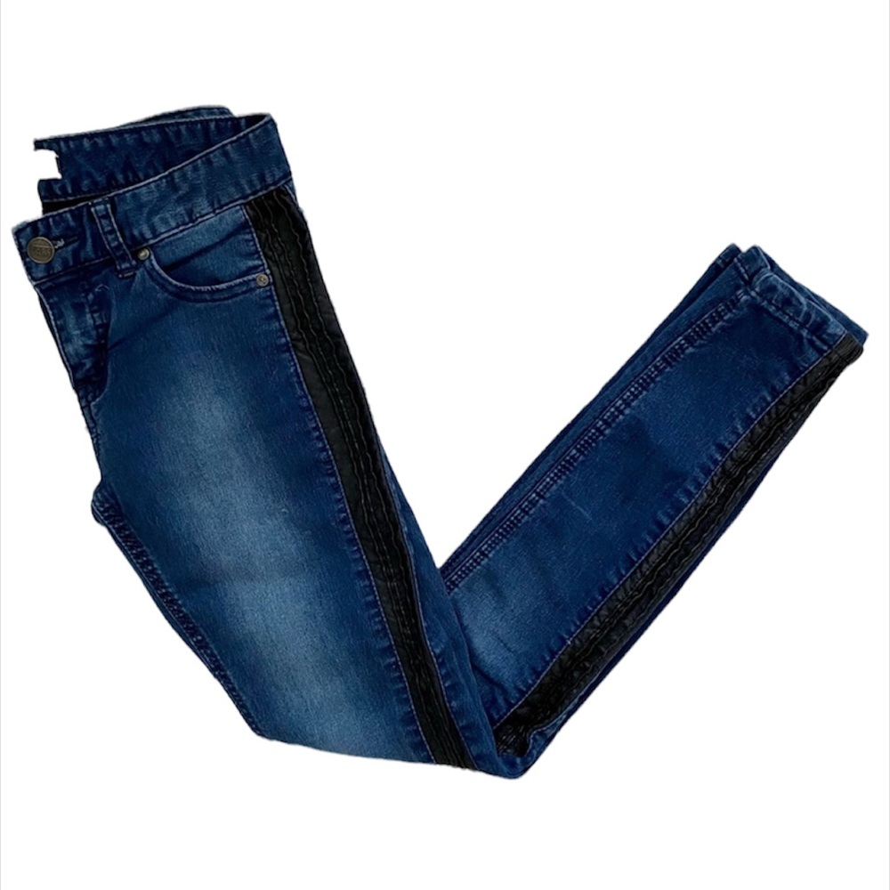 Free People tuxedo stripe jeggings
